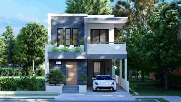 Desain Rumah 2 Lantai Sederhana dan Biaya