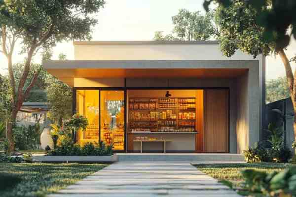 Model Ruko Sederhana di Kampung