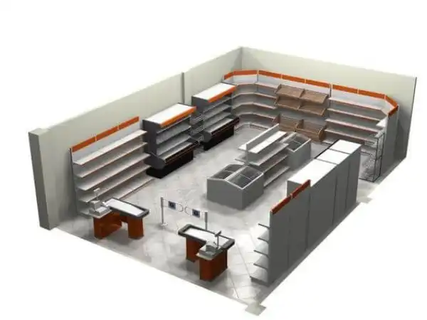 Desain Toko Minimarket Sederhana