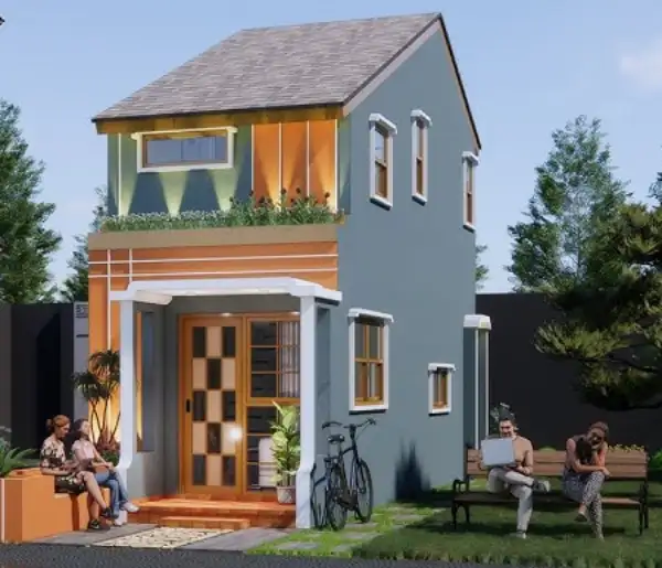 Desain Rumah 8x9 Modern