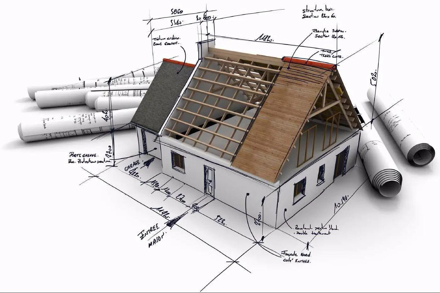 gambar struktur rumah