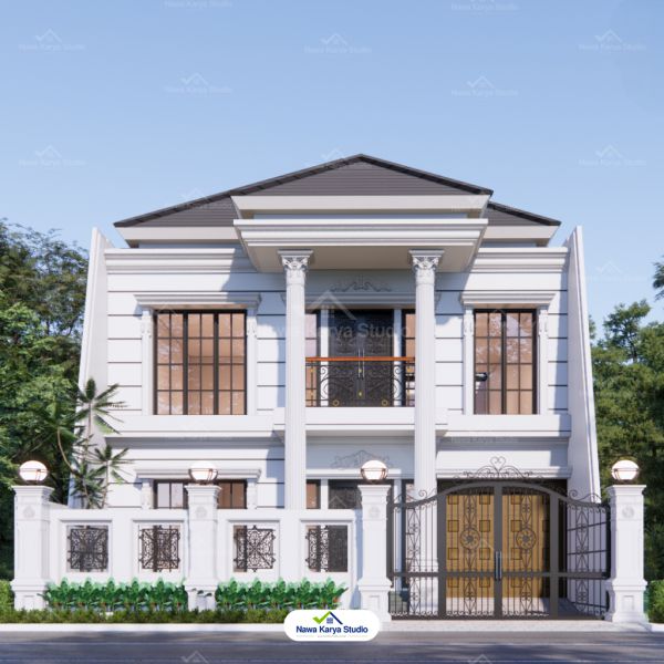 desain rumah klasik America