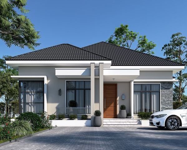 3 Inspirasi Gambar Rumah Mewah 1 Lantai yang Elegan