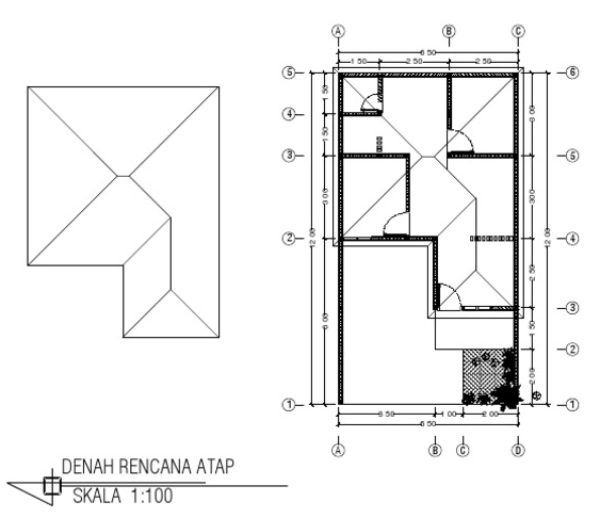 Gambar Rencana Atap