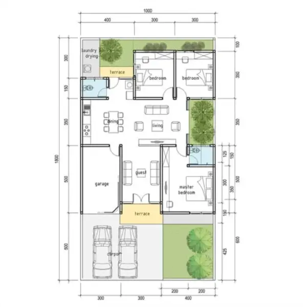 rumah minimalis 3 kamar tidur