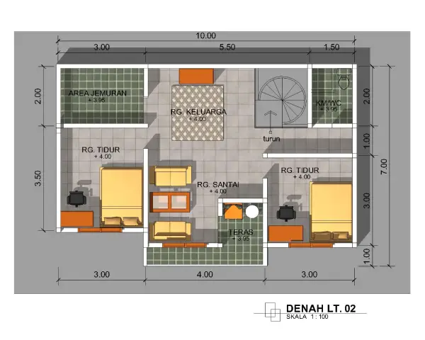 rumah minimalis 3 kamar tidur
